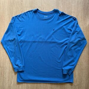 Blue Long Sleeve Standard Cloth Shirt